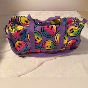 Colorful Smiley Face Duffle Bag